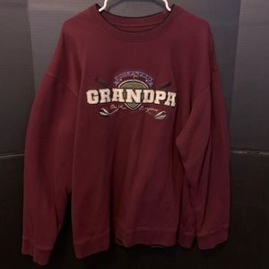 Croft & Barrow Golf Pro Grandpa “On Par Everytime” Sweatshirt Embroidered
